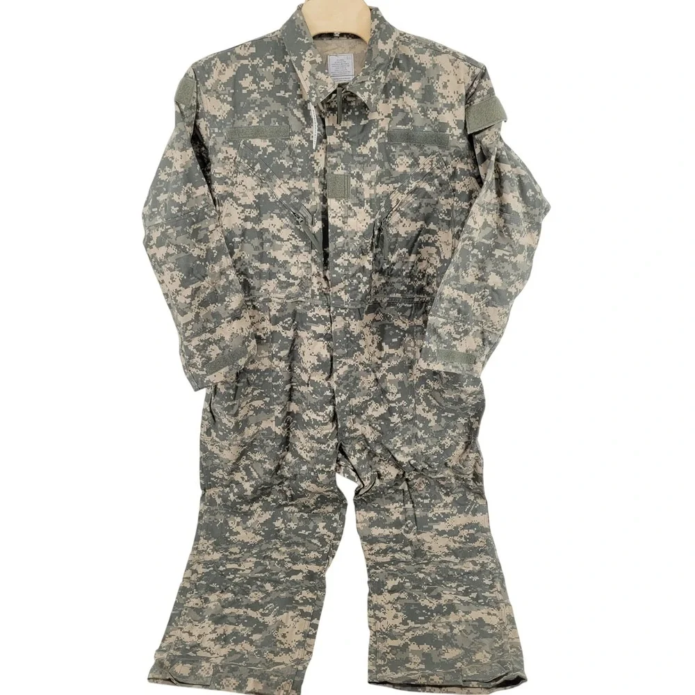 Carter Enterprises Coveralls Mechanics Mens 2XL Gray‎ Digital Camouflage Print